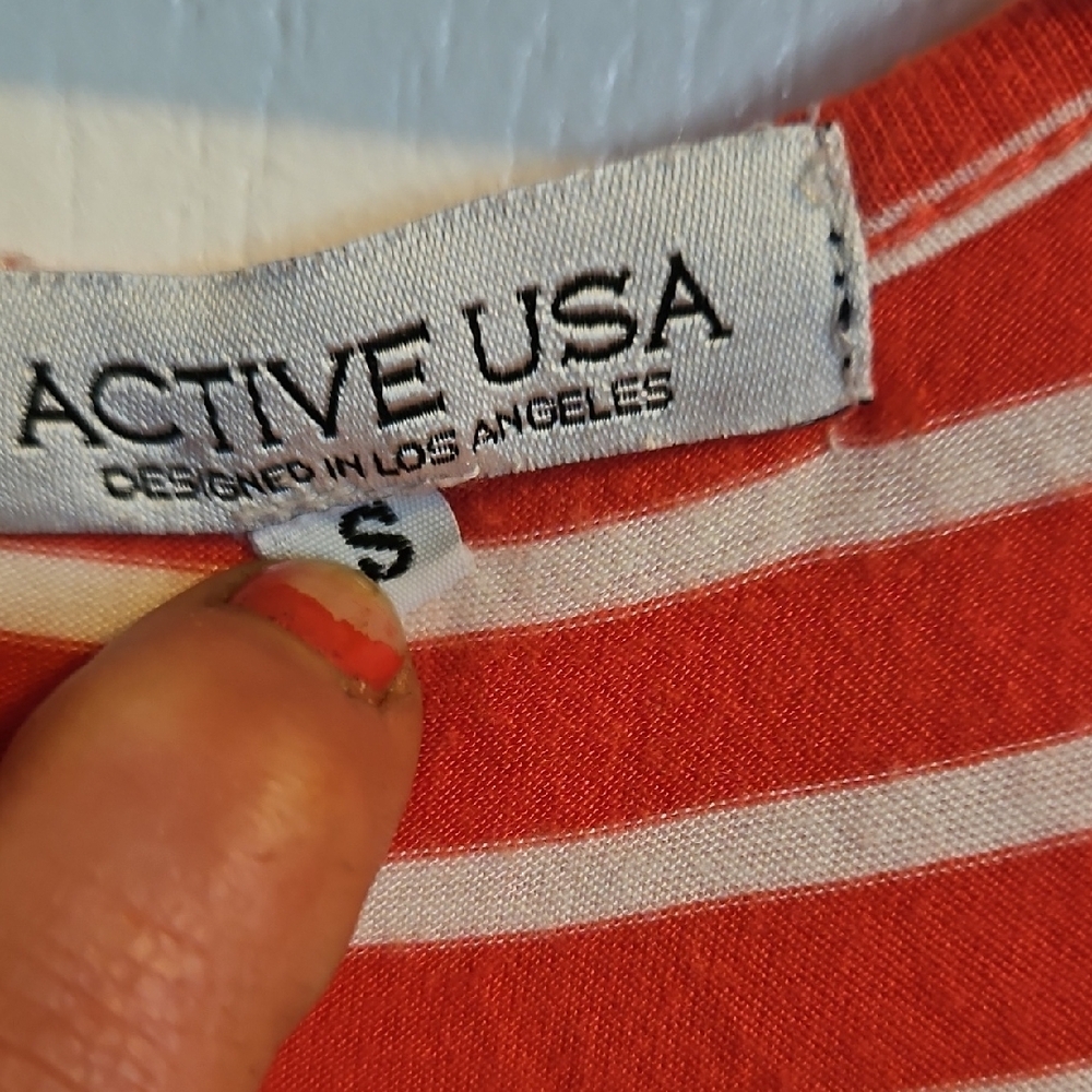 Red Striped Maxi Dress - Picture 2 of 2